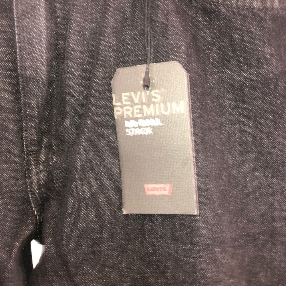 NWT LEVIS Lo-Ball Stack BLACK DENIM Jeans Sz 40 - Picture 11 of 11